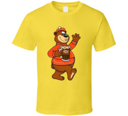 A And W Root Beer Bear Mascot Character T Shirt