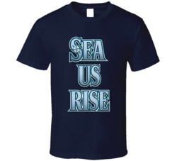 Sea Us Rise Seattle Baseball T Shirt