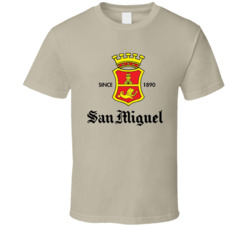 San Miguel Since 1890 Beer T Shirt