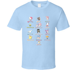 Best Sanrio Characters T Shirt