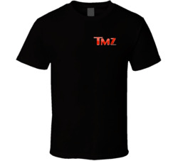 Tmz Celebrity News Gossip Chest Crest T Shirt