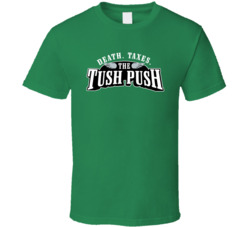 Death Taxes The Tush Push Philadelphia Football Fan T Shirt