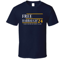 Free Harbaugh 2024 Make Michigan Great T Shirt