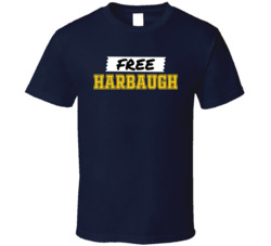 Free Harbaugh Jim Harbaugh Football Coach Fan T Shirt