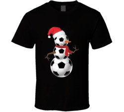 Soccer Snowman T Shirt