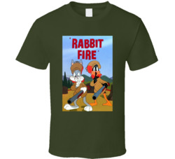 Rabbit Fire Hunting Bugs Bunny Daffy Duck T Shirt