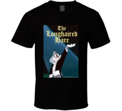 Long Haired Hare Bugs Bunny Cartoon T Shirt