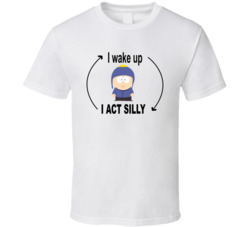 I Wake Up I Act Silly Craig South Park T Shirt
