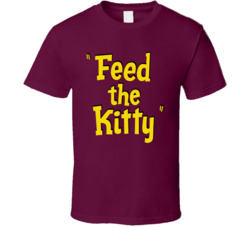 Feed The Kitty 50s Animated Short Film T Shirt