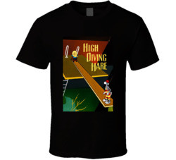 High Diving Hare 40s Animated Short Film T Shirt