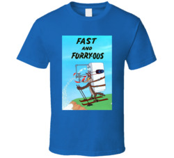 Fast And Furry Ous Wile E Coyote T Shirt