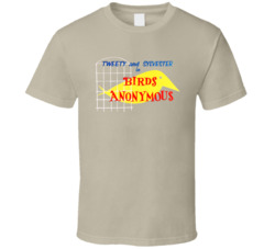 Birds Anonymous 50s Animated Short Film T Shirt