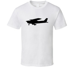 Cessna Silhouette Plane T Shirt