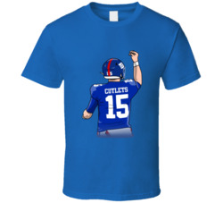 Tommy Devito Cutlets 15 Cartoon Football T Shirt