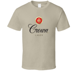 Australian Beer Crown Lager Logo T Shirt