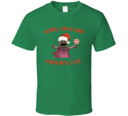 Merry Christmas Wonderful Girl T Shirt
