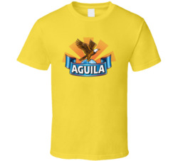 Aquila Colombian Beer Eagle Logo T Shirt