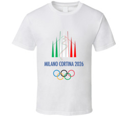 Milano Cortina 2026 Olympics Logo T Shirt