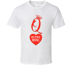 Gypsy Rose Queen Of Hearts T Shirt