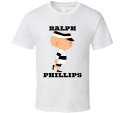 Ralph Phillips Prison Uniform Looney Tunes Character T Shirt