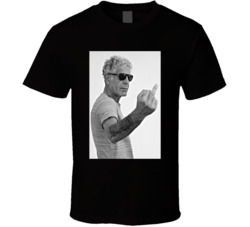 Anthony Bourdain Middle Finger T Shirt