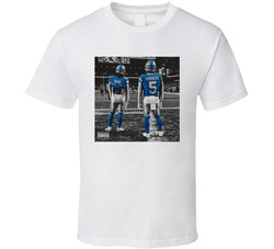 Sonic And Knuckles Jahmyr Gibbs David Montgomery Detroit Football Fan T Shirt