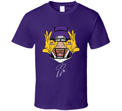 Justin Jefferson Big Head Signature T Shirt
