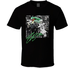 Saquon Barkley Leap Frogging Defender Signature T Shirt