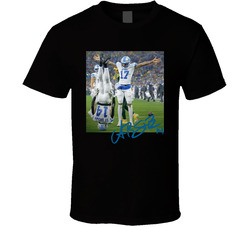 Amon Ra St Brown On His Head Touchdown Signature T Shirt