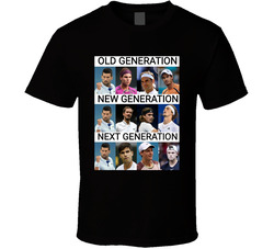 Novak Djokovic Tennis Old Generation New Generation Next Generation Fan T Shirt