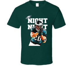 Saquon Barkley Night Night Philadelphia Football Fan T Shirt