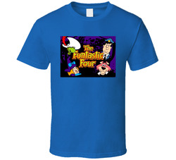 The Funtastic Four Cartoon Short T Shirt
