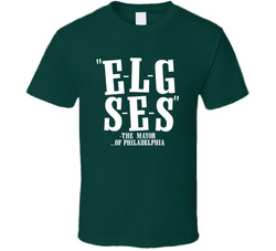 E L G S E S Elgses The Mayor Of Philadelphia T Shirt