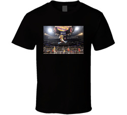 Lebron James Flying Dunk Picture T Shirt