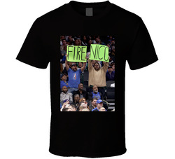 Fans Holding Fire Nico Harrison Sign T Shirt