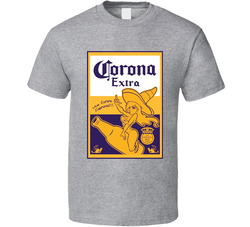 Corona Extra Sexy Witch Beer Logo T Shirt