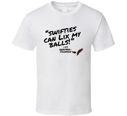 Swifties Can Lix My Balls C.j. Gardner-johnson Sports Fan T Shirt