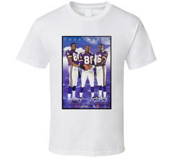 Three Deep Randy Moss Cris Carter Jake Reed Fan T Shirt