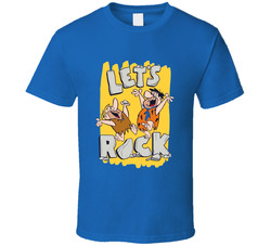The Flintstones Lets Rock T Shirt