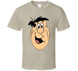 Fred Flinstone Big Head Tv Series Fan T Shirt