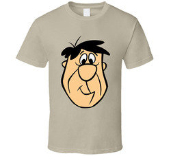 Fred Flinstone Big Head Tv Show Fan T Shirt