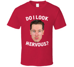 Jordan Binnington Canada Do I Look Nervous T Shirt