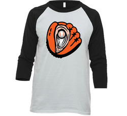 Chesapeake Bay Oyster Catchers Baseball Raglan 3/4 Sleeve Shirt