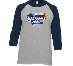 Northwest Arkansas Naturals Cool Raglan Raglan 3/4 Sleeve Shirt