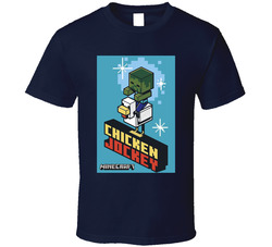 Minecraft Movie Chicken Jockey T Shirt