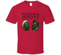 Nelson And Murdock Avocados At Law T Shirt