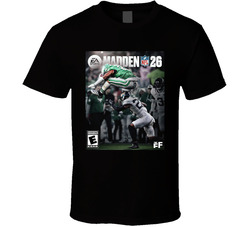 Saquon Barkley Leap Frog Madden 26 Cover T Shirt