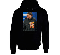 Tyrese Haliburton Wearing Reggie Miller Choke Hoodie