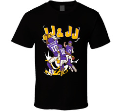 Jj & Jj Justin Jefferson And J.j. Mccarthy Fan T Shirt