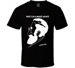 What's On A Man's Mind Sigmund Freud Sexy Woman Double Image Funny T Shirt